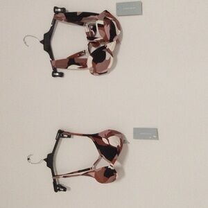 2 BNWT ANTONIO MELANI swim tops sz XS